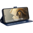 Flipové puzdro pre Motorola Edge 60 Pro, Wallet Rhombus, modré