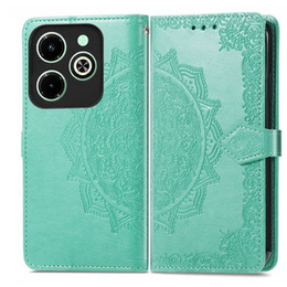 Klapkové puzdro pre Infinix Hot 40i, Mandala, zelený