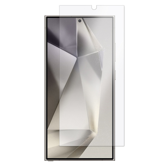 2x tvrdené sklo pre Samsung Galaxy S24 Ultra, ERBORD 9H Hard Glass na displeji