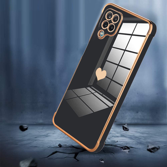 Obal na mobil pre Samsung Galaxy A12 / M12 / A12 2021, Electro heart, čierne