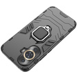 Obal na mobil pre Huawei Nova 11 Pro, Kickstand Ring, čierne