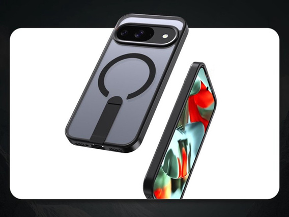 Hybridné puzdro Fusion pre Google Pixel 10 / 10 Pro, pre MagSafe, so stojanom, priehľadné