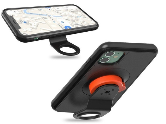 Držiak na bicykel + ochranné puzdro pre iPhone 11 (6.1") – s otočným uzamykacím systémom