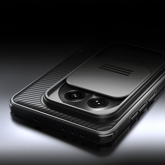Puzdro pre OnePlus 13, pancierované Nillkin, CamShield Pro, čierne