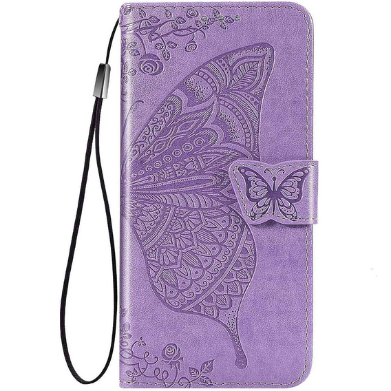 Klapkové puzdro pre Xiaomi Redmi A5, Butterfly, fialové