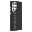 Puzdro pre Samsung S25 Ultra, Carbon Fiber MagSafe, čierne