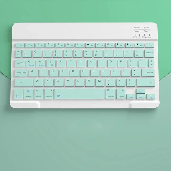 Bezdrôtová klávesnica a Bluetooth myš pre Android/Windows, zelená