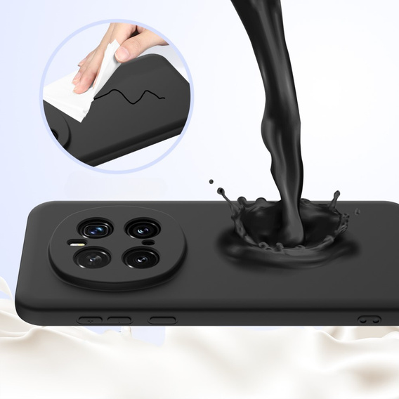 Obal na mobil pre Honor Magic7 Pro 5G, Silicone MagSafe, čierne