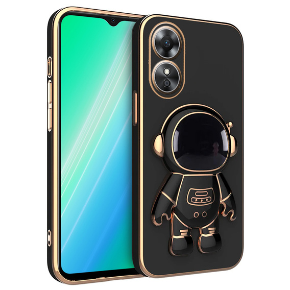Obal na mobil pre Oppo A17, Astronaut, čierne