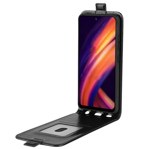 Klapkové puzdro pre Motorola Edge 30 Pro, Flip, čierne