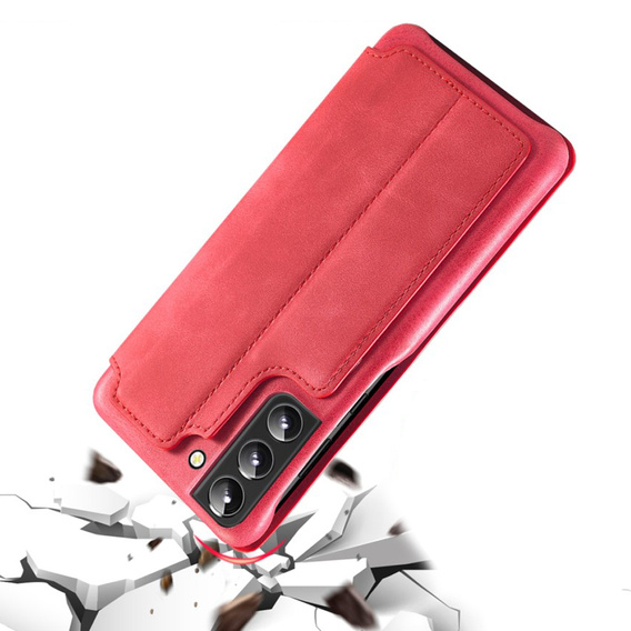 Klapkové puzdro pre Samsung Galaxy S22+ Plus 5G, LC.IMEEKE, červené