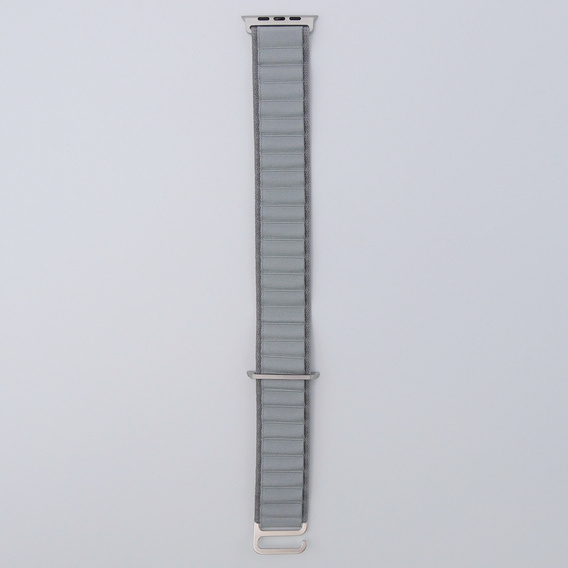 Nylonový remienok pre Apple Watch 1/2/3/4/5/6/7/8/SE/ULTRA 42/44/45/49 mm, sivý
