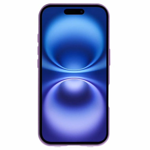 Puzdro pre iPhone 16, Magnetic Dual Glass, fialové