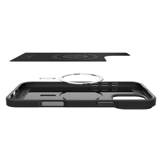 Puzdro Spigen pre iPhone 16 Pro, Core Armor MagSafe, čierne + tvrdené sklo 9H