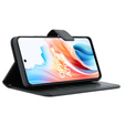 Klapkové puzdro pre Oppo A79 5G, Crazy Horse Wallet, čierne