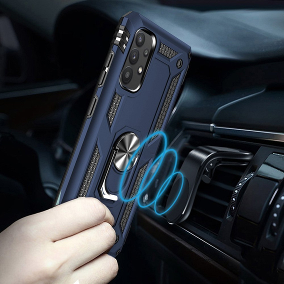 Pancierované obal na mobil pre Samsung Galaxy A72 5G, Nox Case Ring, modré