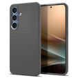 Puzdro Spigen pre Samsung Galaxy S25, Liquid Air, čierne + tvrdené sklo 9H