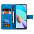 Klapkové puzdro pre Xiaomi Redmi 10, Mandala, modré