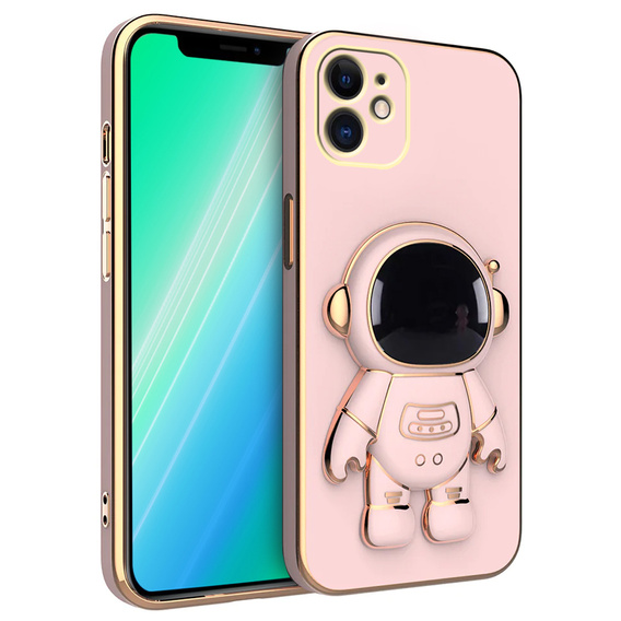 Obal na mobil pre iPhone 11, Astronaut, ružové