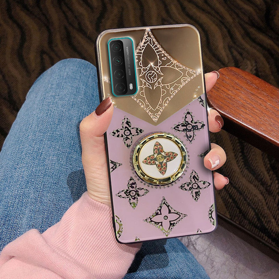 Fashion Obal na mobil pre Huawei P Smart 2021, fialové