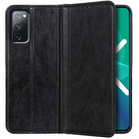 Obal na mobil pre Samsung Galaxy S20 FE, Wallet Litchi Leather, čierne