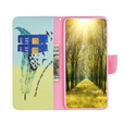 Klapkové puzdro pre Samsung Galaxy M34, Wallet, feather, modré