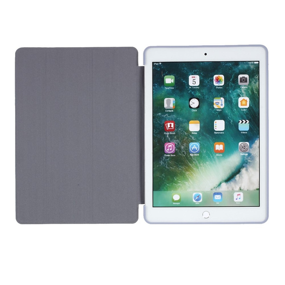 Puzdro pre iPad 7/8/9 10.2 2019/2020/2021, Smartcase, sivé