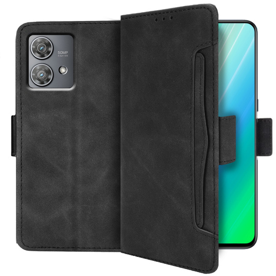 Klapkové puzdro pre Motorola Edge 40 Neo, Card Slot, čierne