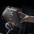 Puzdro SULADA z uhlíkových vlákien pre MagSafe pre Samsung Galaxy Z Fold6 5G, čierne