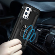 Pancierované obal na mobil pre OnePlus 9 Pro, Nox Case Ring, čierne