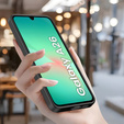 Puzdro pre Samsung Galaxy A26, Silicone Heart, čierne + tvrdené sklo 9H