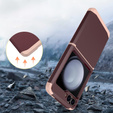 Pancierované puzdro pre Samsung Galaxy Z Flip7 FE / Z Flip6, Armor Shockproof, bordové