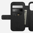 Puzdro Nomad pre iPhone 17 Pro, Modern Leather Folio, čierne