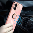 Obal na mobil pre Realme C55, Electro Ring, ružové rose gold