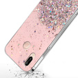 Obal na mobil pre Huawei P20 Lite, Glittery, ružové