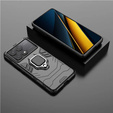 Obal na mobil pre Xiaomi Poco X6 Pro 5G, Kickstand Ring, čierne