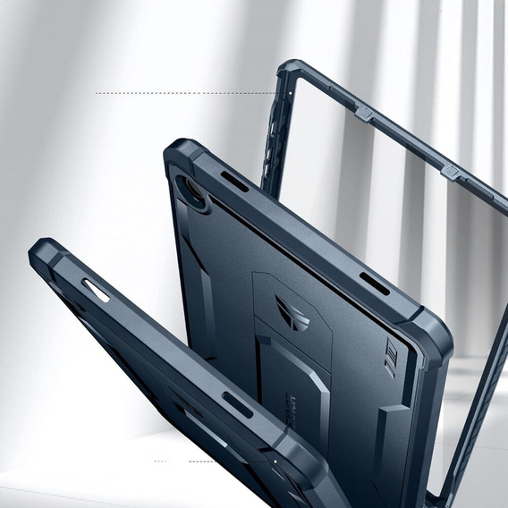 Obrnené puzdro pre Galaxy Tab A9, Dexnor Full Body, tmavomodré