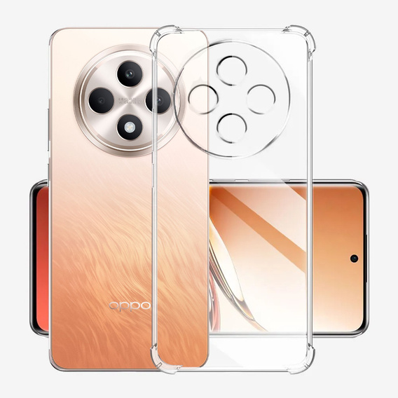 Obal na mobil pre Oppo Reno 12FS / 12F, Dropproof, priehľadné