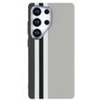 Puzdro pre Samsung Galaxy S25 Ultra, Carbon Fiber MagSafe, sivé
