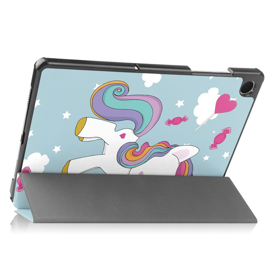 Puzdro pre Samsung Galaxy Tab A9+, Smartcase, unicorn