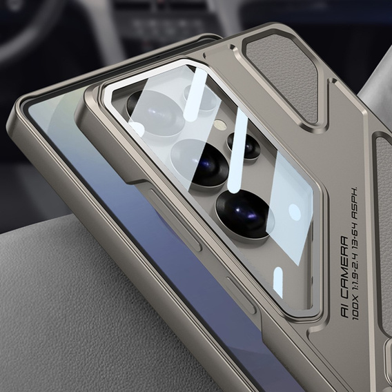 Puzdro pre Samsung Galaxy S25 Ultra, GKK Leather, čierne