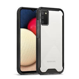 Obal na mobil pre Samsung Galaxy A02S, AntiDrop Hybrid, čierne