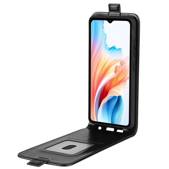 Klapkové puzdro pre Oppo A38 4G / Oppo A18 4G, Flip, čierne