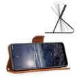 Klapkové puzdro pre Nokia G11 / G21, Litchi Wallet Case, hnedé