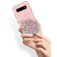 Obal na mobil pre Samsung Galaxy S10 5G, Glittery, ružové