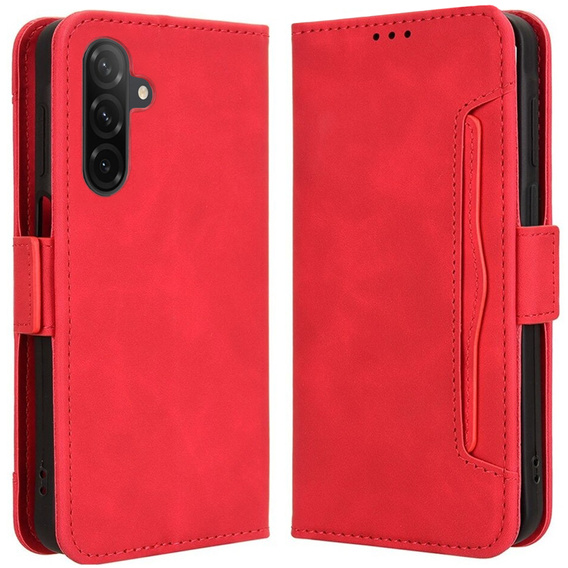 Klapkové puzdro pre Samsung Galaxy A26, Card Slot, červené