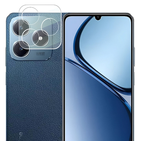 Tvrdené sklo na fotoaparát pre Realme C63, priehľadné