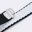 Nylonový remienok pre Apple Watch 1/2/3/4/5/6/7/8/SE/ULTRA 42/44/45/49 mm, čierny / biely