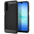 Puzdro Spigen pre Samsung Galaxy A16 4G/ 5G, Rugged Armor MagSafe, čierne + tvrdené sklo 9H