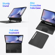 Dux Ducis Puzdro s Bluetooth klávesnicou pre Samsung Galaxy Tab S10 Ultra / S9 Ultra / S8 Ultra
